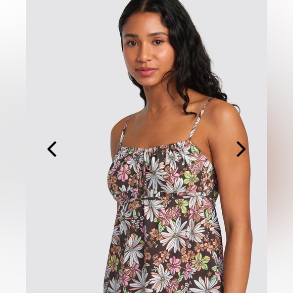 RVCA Black Floral Hillside Strappy Mini Dress - Picture 4 of 7
